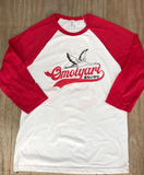 Omoiyari Baseball Shirt (red & white)