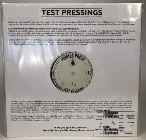 Plan D SE (Test Pressing)